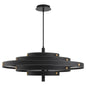 Oxygen Lighting Borealis 3-892-15 Pendant, UL Damp Rated, Black