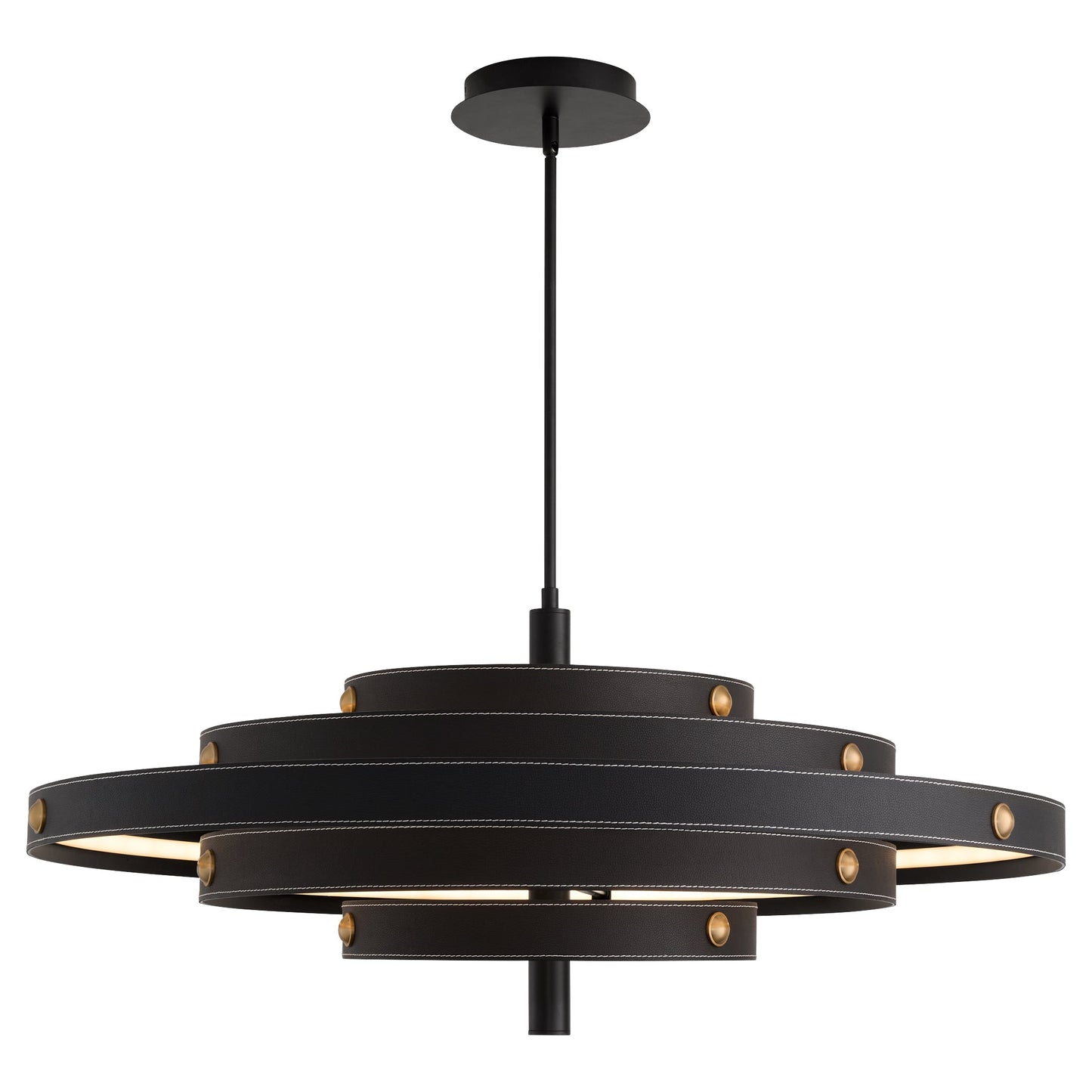Oxygen Lighting Borealis 3-892-15 Pendant, UL Damp Rated, Black