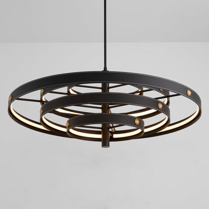 Oxygen Lighting Borealis 3-892-15 Pendant, UL Damp Rated, Black
