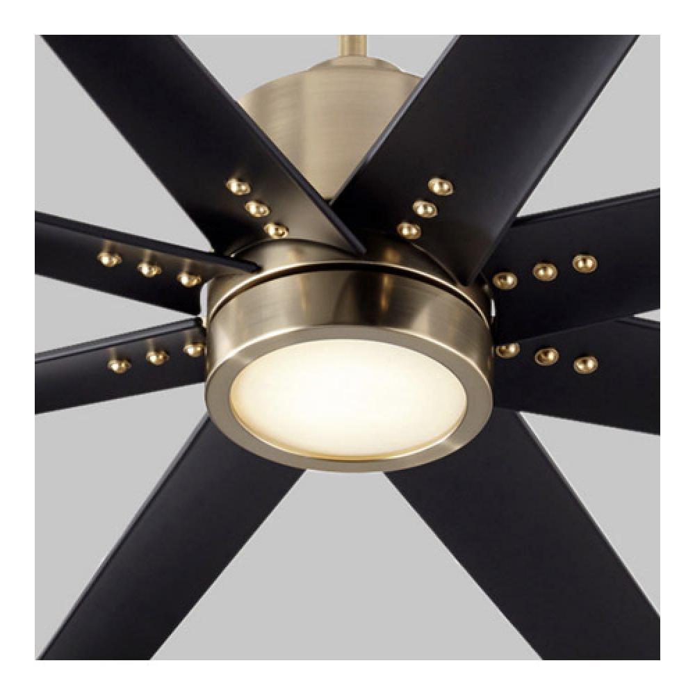 Oxygen Lighting FLEET 3-9-108-40 Fan LED Light Kit - Aged Brass (OPEN BOX SALE)