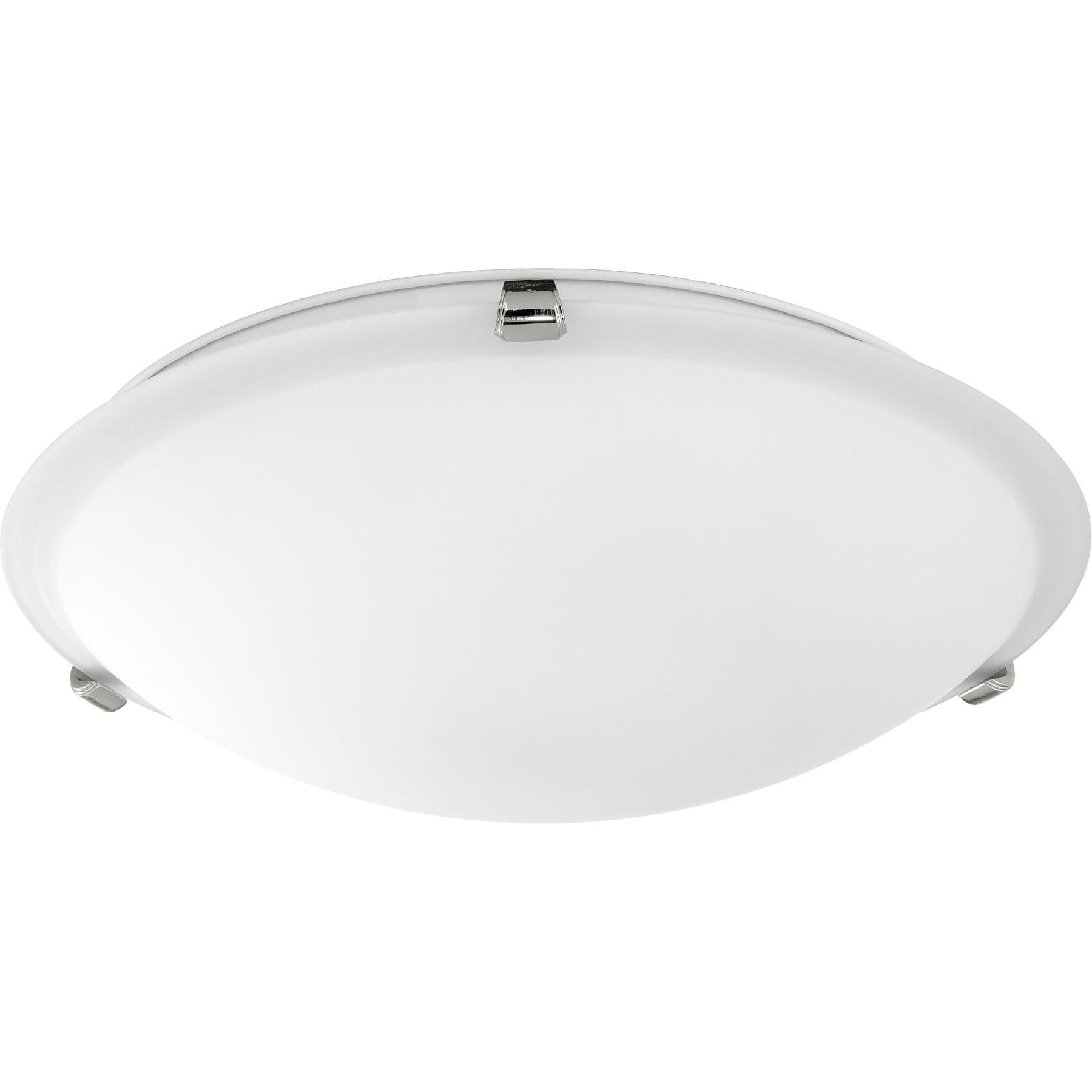 Quorum 3000-16162 Ceiling Mount - Polished Nickel W/ Satin Opal