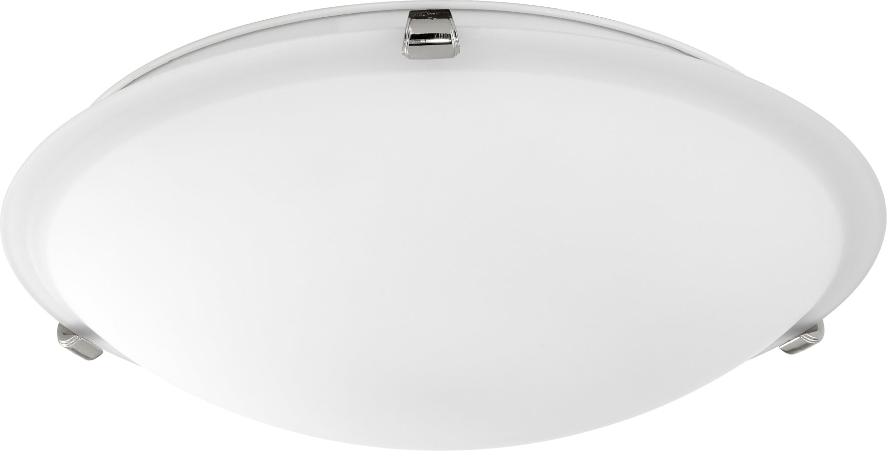 Quorum 3000-16162 Ceiling Mount - Polished Nickel W/ Satin Opal