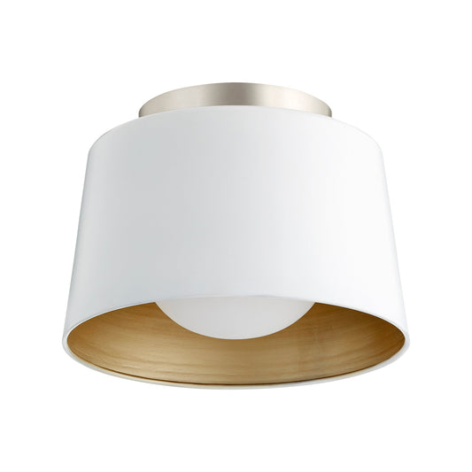 Quorum 3003-11-8 Ceiling Mount, UL Damp Rated, Studio White