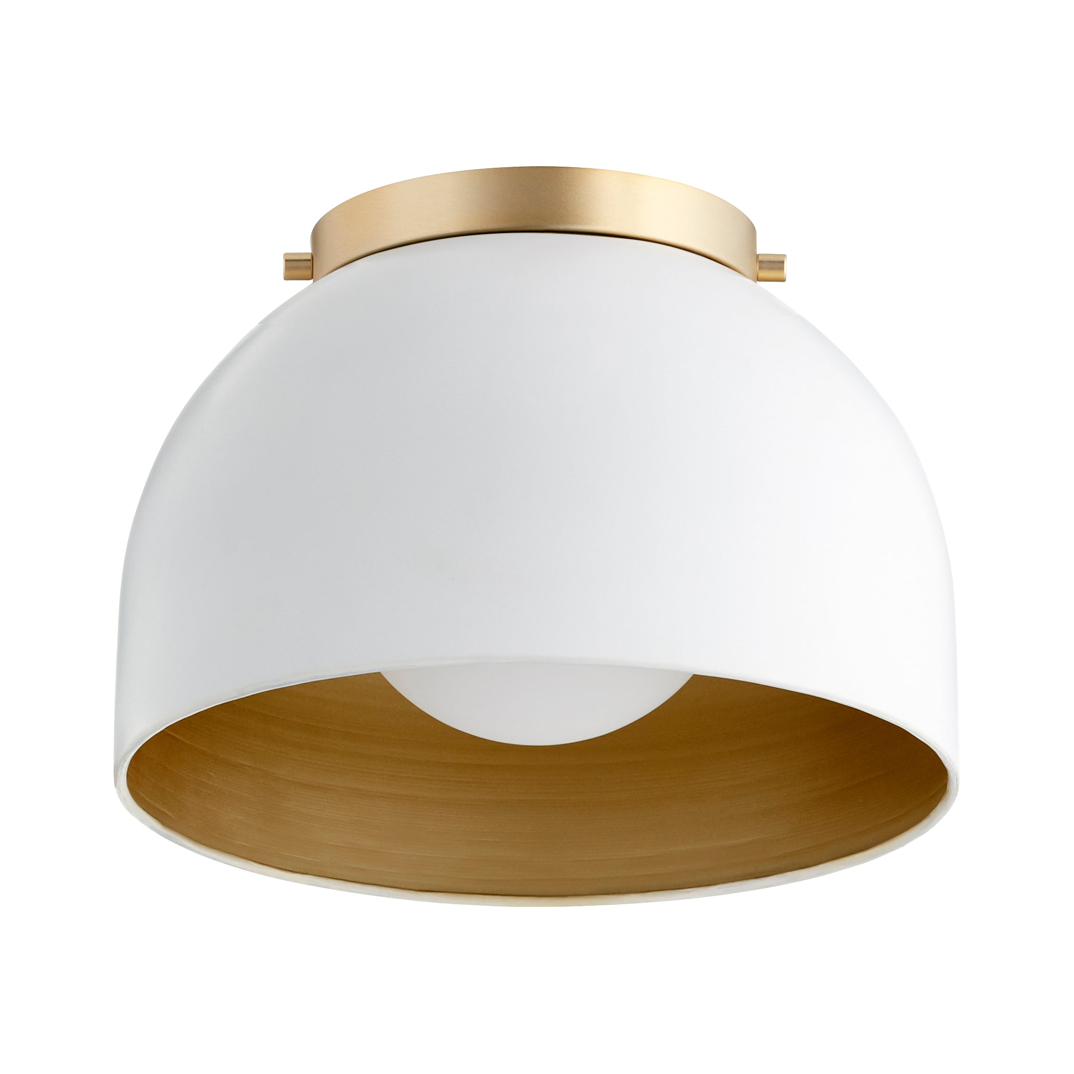 Quorum 3004-11-8 Ceiling Mount, UL Damp Rated, Studio White