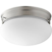 Quorum 3023-6-65 Ceiling Mount - Satin Nickel W/ Satin Opal
