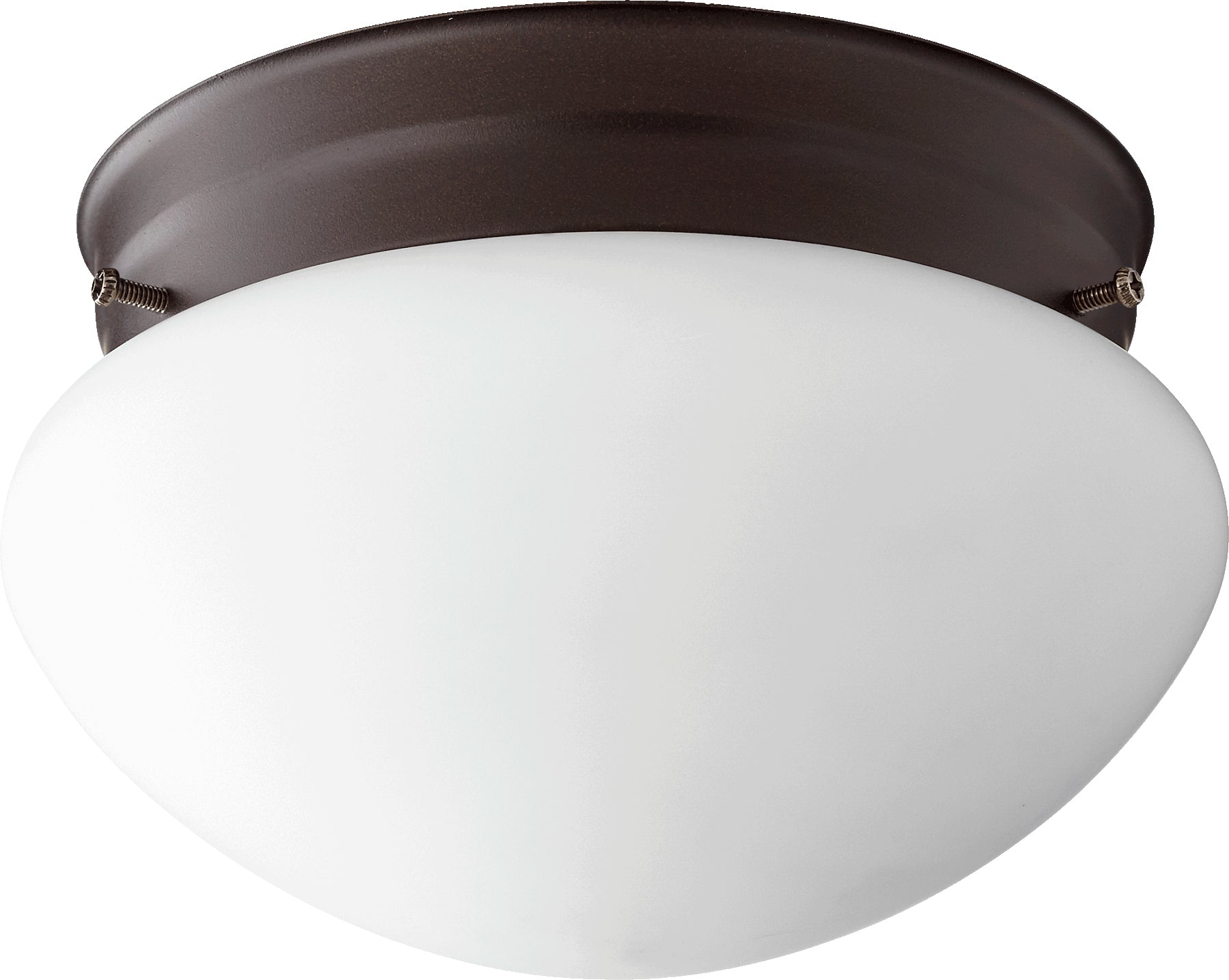 Quorum 3023-6-86 Ceiling Mount - Oiled Bronze W/ Satin Opal