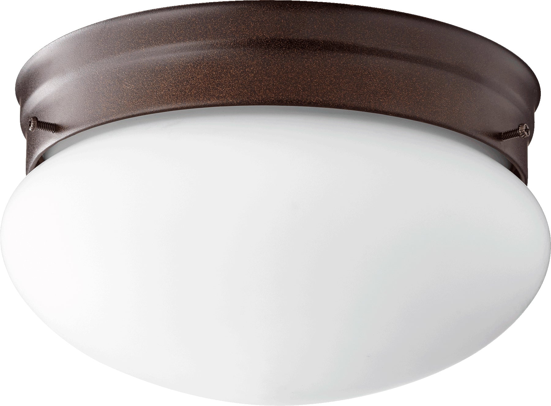 Quorum 3023-8-86 Ceiling Mount - Oiled Bronze W/ Satin Opal