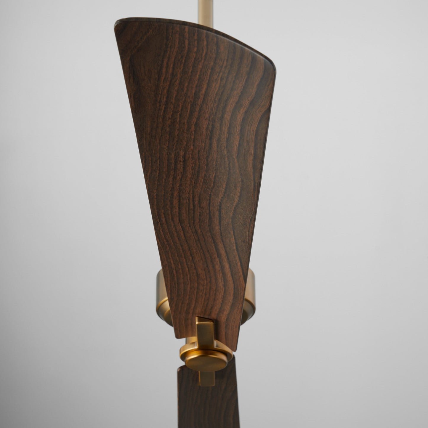 Quorum 30562-47 Patio Fan, UL Damp Rated, Brushed Brass