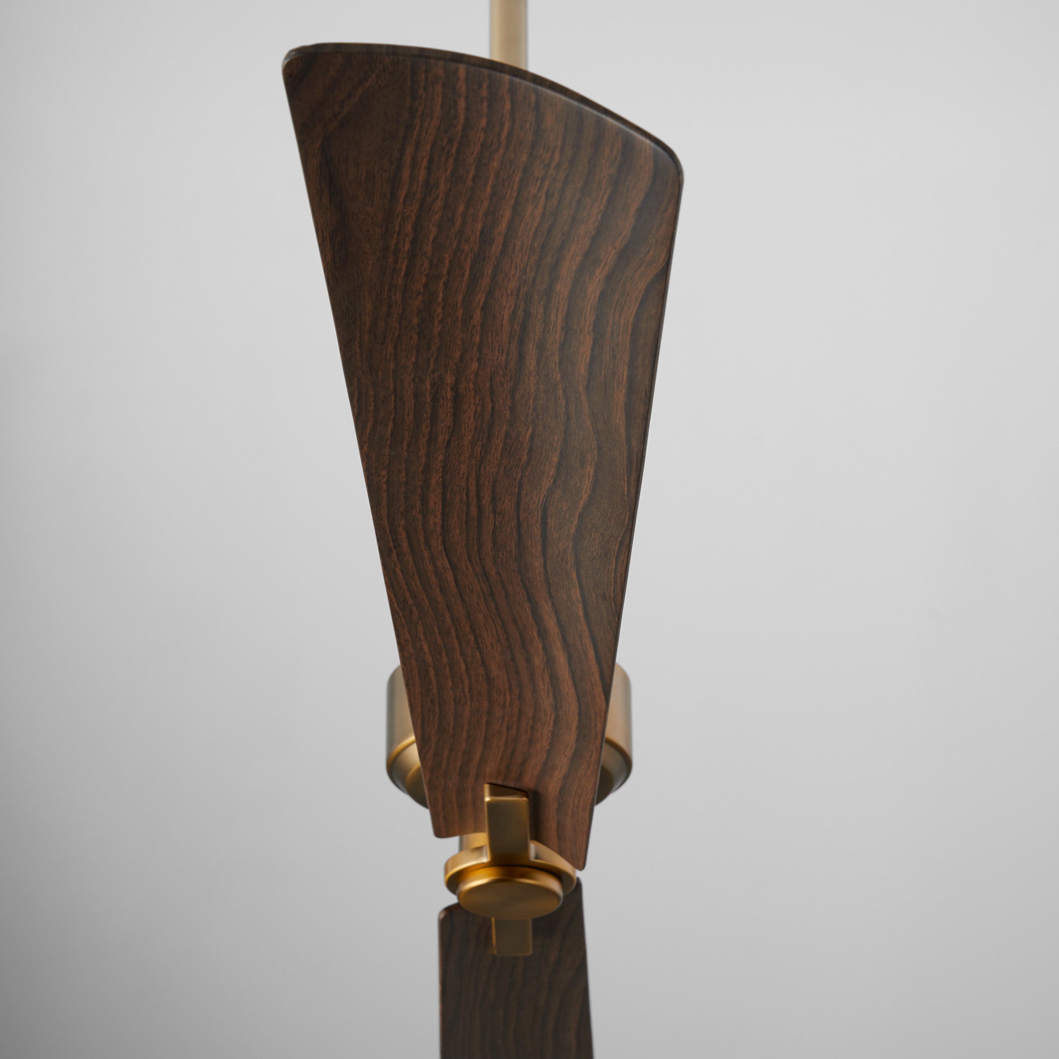 Quorum 30562-47 Patio Fan, UL Damp Rated, Brushed Brass
