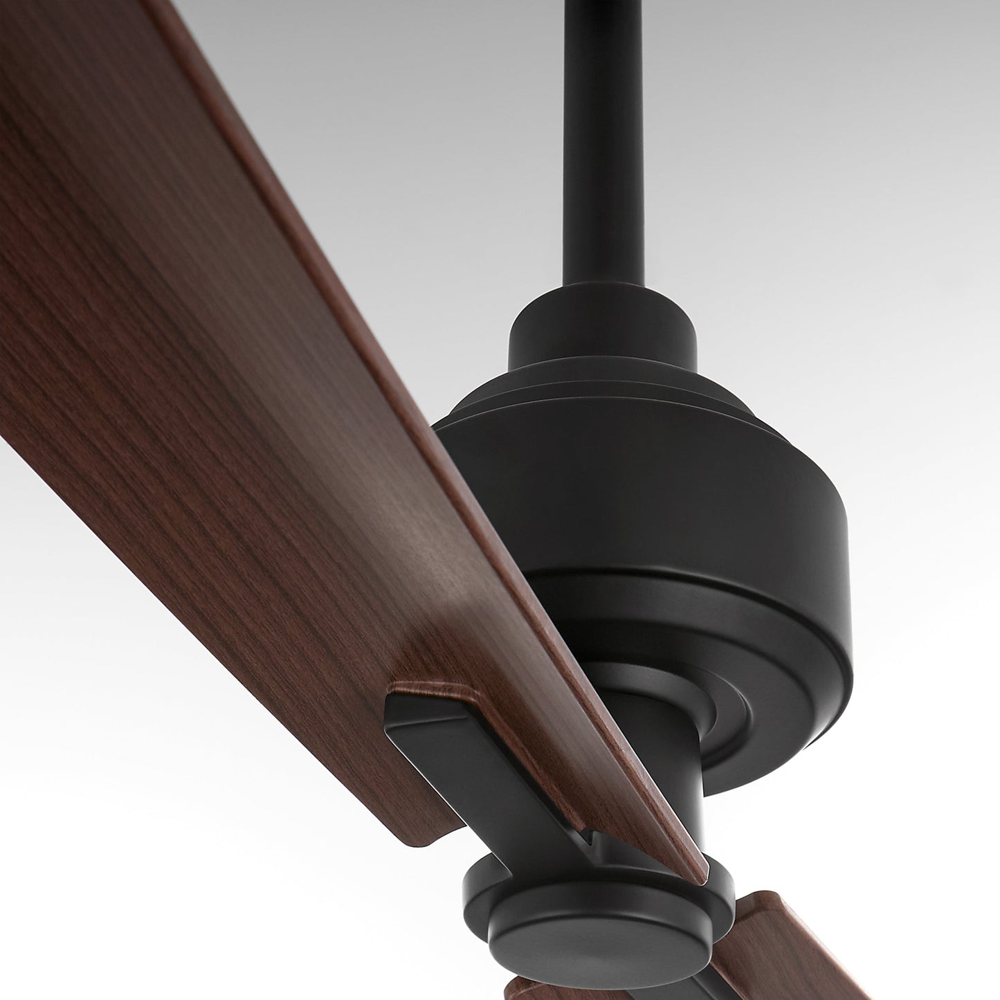 Quorum Twain 30562-59 Patio Fan, UL Damp Rated, Matte Black