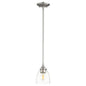 Quorum Enclave 3059-265 Pendant - Satin Nickel W/ Clear/seeded