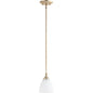 Quorum Enclave 3059-60 Pendant - Aged Silver Leaf