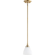 Quorum Enclave 3059-80 Pendant - Aged Brass