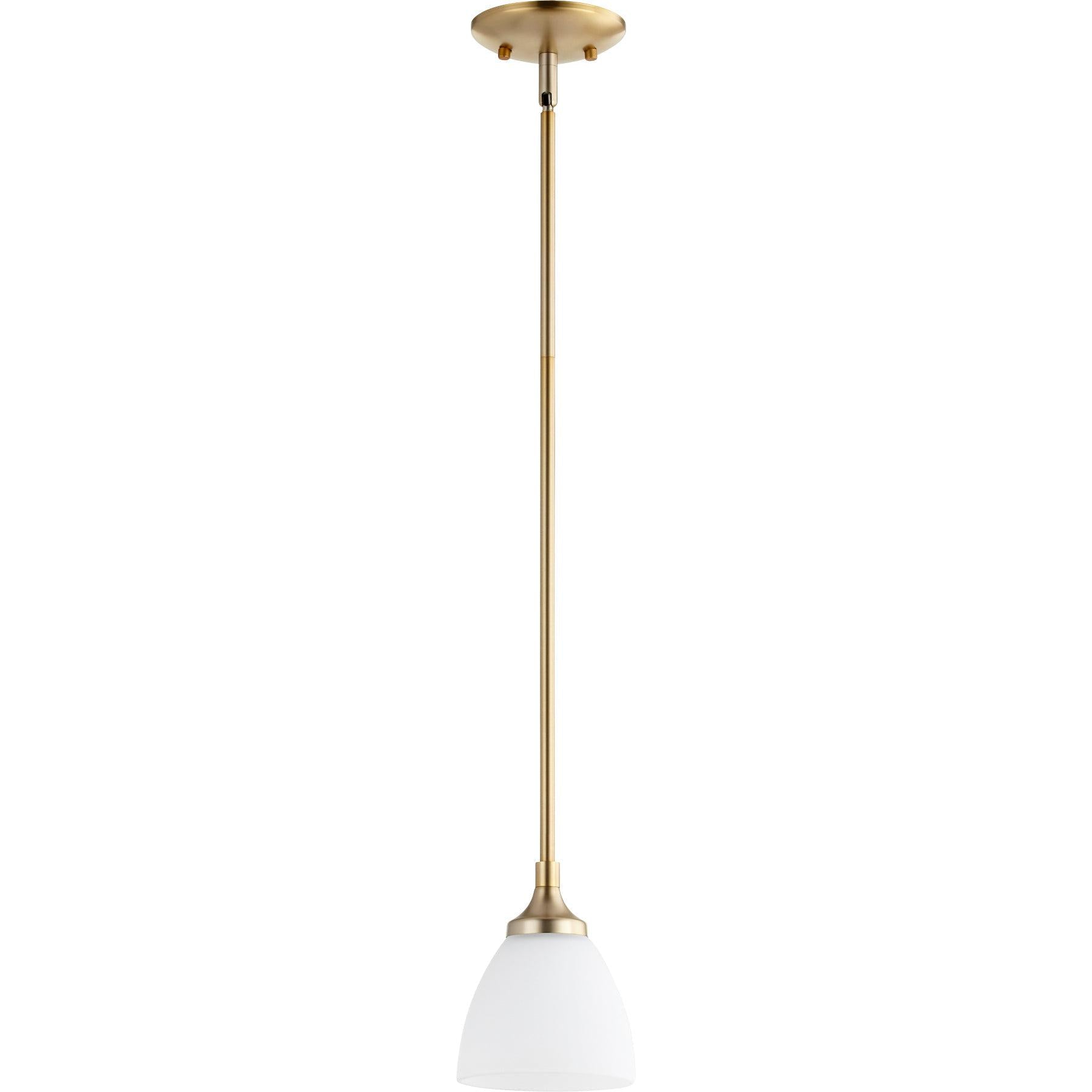Quorum Enclave 3059-80 Pendant - Aged Brass