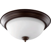 Quorum 3063-15-86 Ceiling Mount - Oiled Bronze W/ Satin Opal