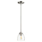 Quorum Barkley 3069-265 Pendant - Satin Nickel W/ Clear/seeded