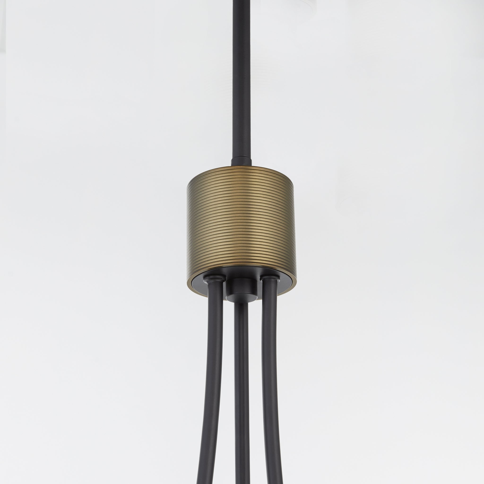 Quorum Arpeggio 3077-3-59 Pendant, UL Damp Rated, Steel, Glass