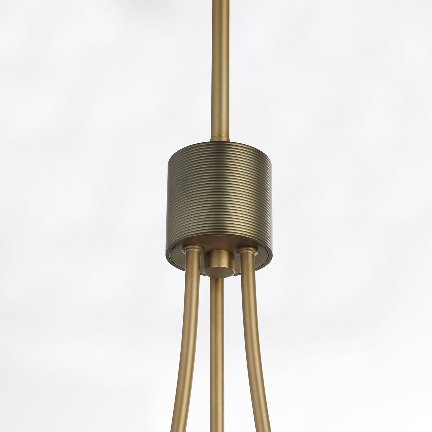 Quorum Arpeggio 3077-3-80 Pendant, UL Damp Rated, Aged Brass