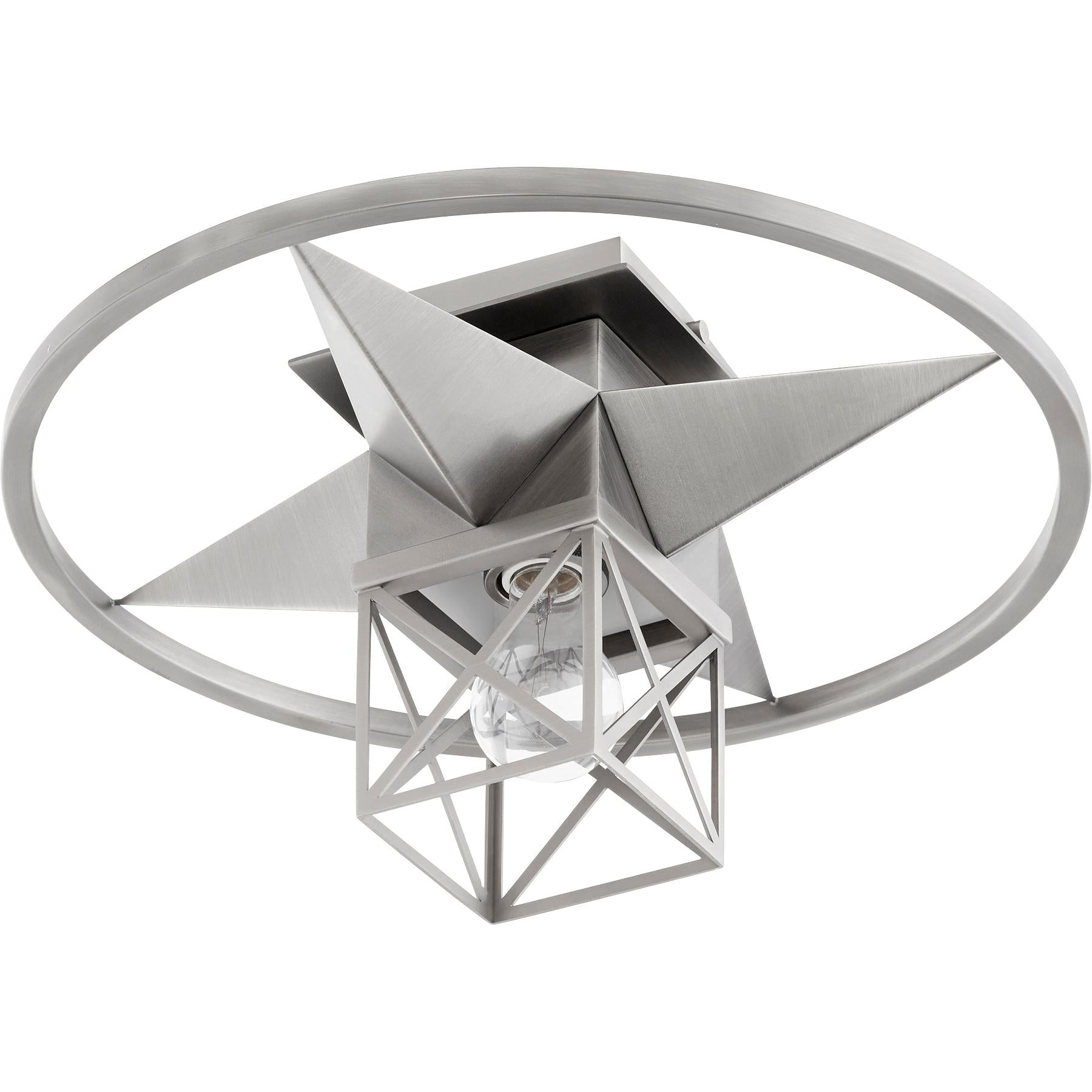 Quorum 3107-17-65 Ceiling Mount - Satin Nickel