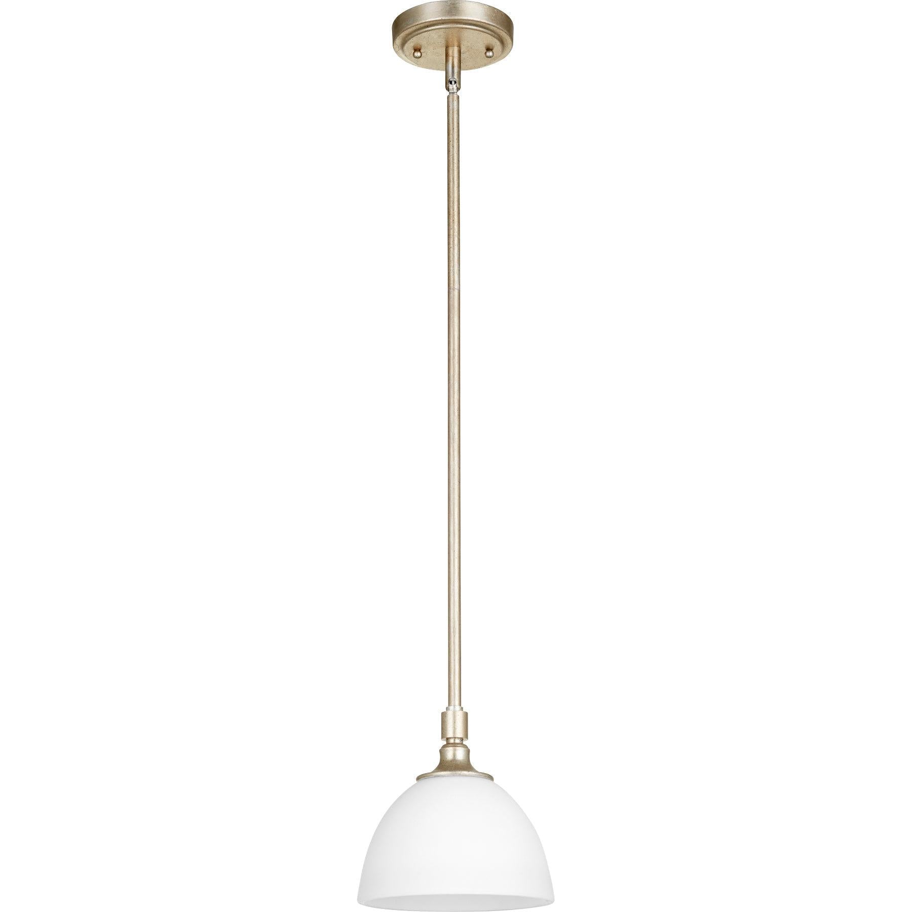 Quorum Celeste 3109-60 Pendant - Aged Silver Leaf
