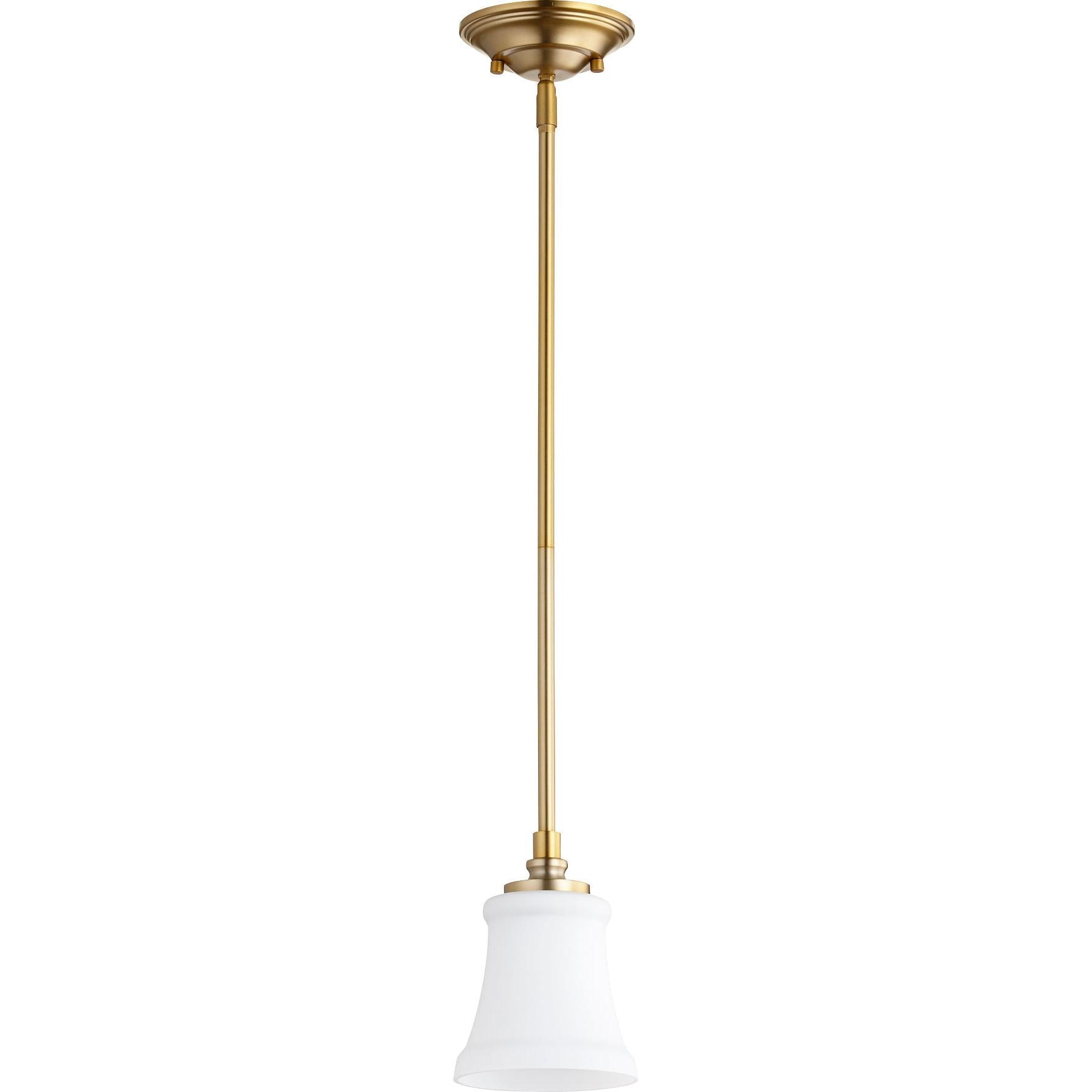Quorum Rossington 3122-80 Pendant - Aged Brass