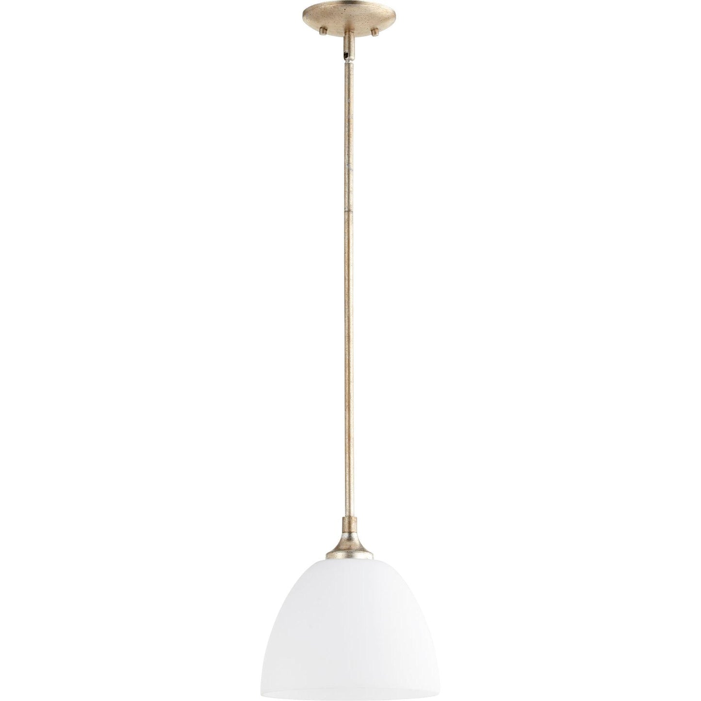 Quorum Enclave 3159-60 Pendant - Aged Silver Leaf