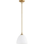 Quorum Enclave 3159-80 Pendant - Aged Brass