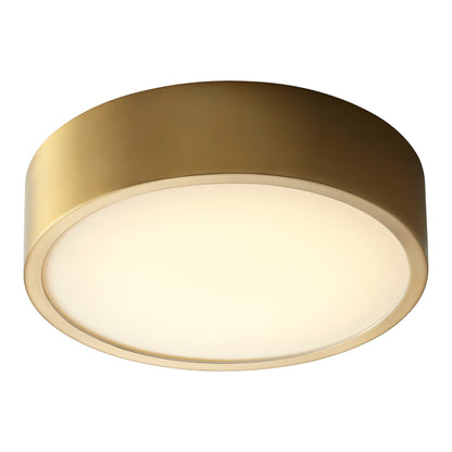 Oxygen Lighting 32-601-27 Ceiling Mount, UL Damp Rated, Aged Brass
