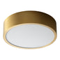 Oxygen Lighting 32-601-27 Modern LED Peepers, 24 Ceiling Mount, UL Damp Rated, Aged Brass - Matte White Acrylic Diffuser