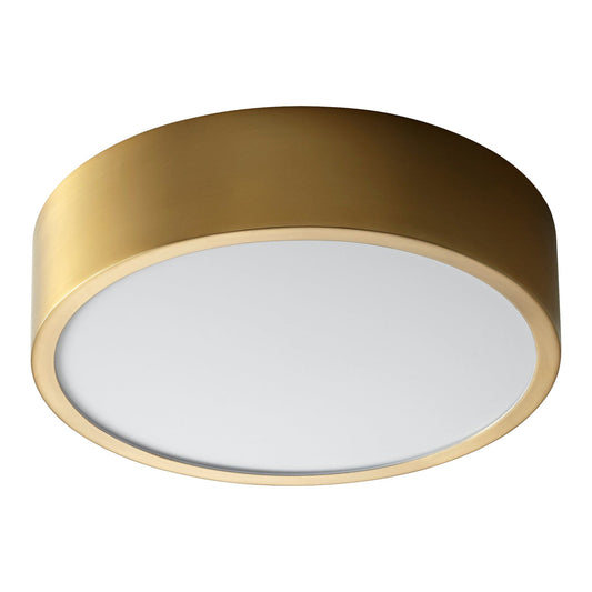 Oxygen Lighting 32-601-27 Ceiling Mount, UL Damp Rated, Aged Brass