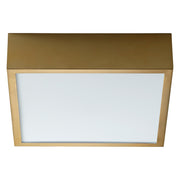 Oxygen Lighting 32-612-40 Ceiling Mount, UL Damp Rated, Aged Brass