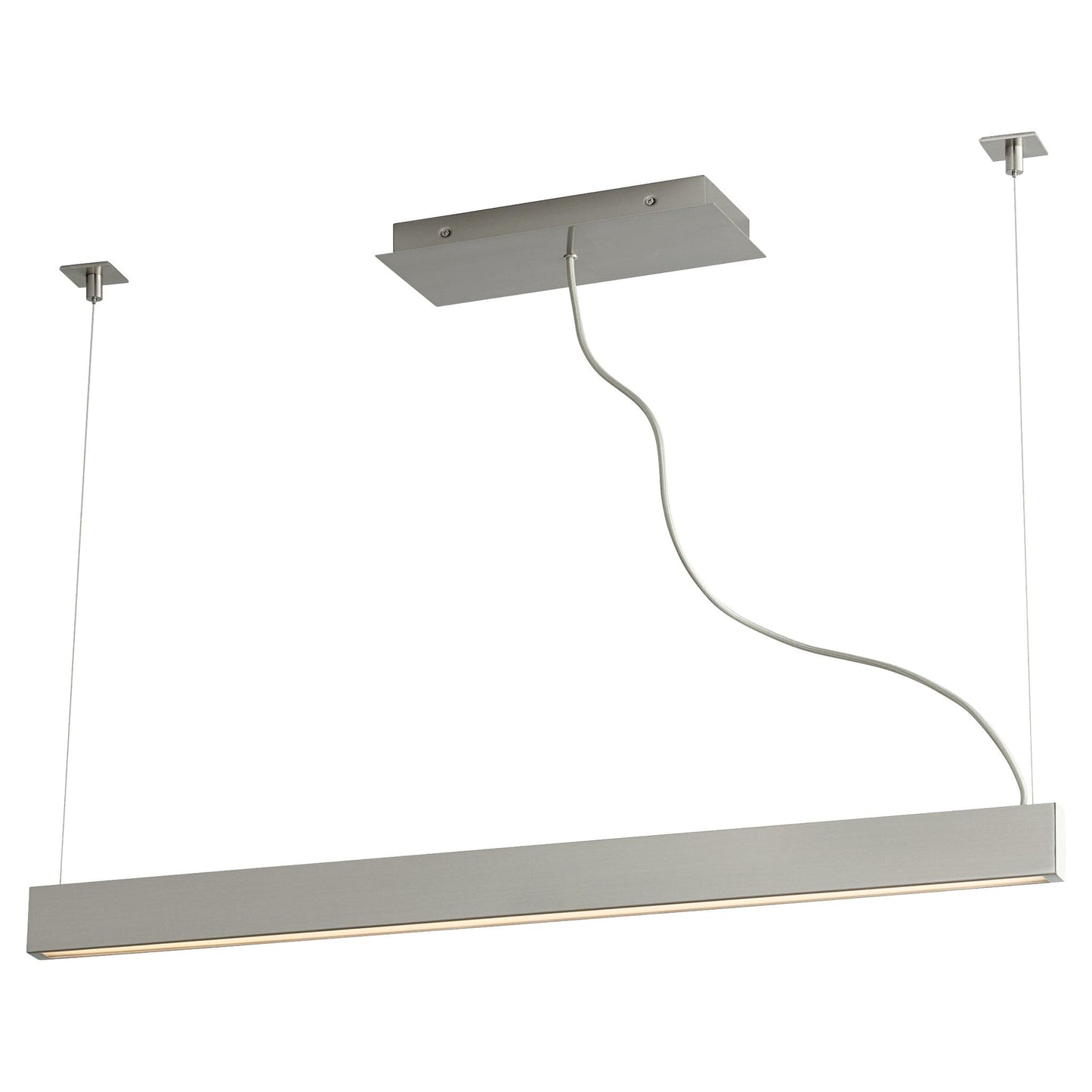 Oxygen Lighting 32-632-40 Pendant, UL Damp Rated, Satin Nickel