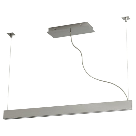 Oxygen Lighting 32-632-35 Pendant Light Fixture, UL Damp Rated, Satin Nickel