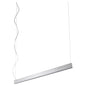 Oxygen Lighting 32-633-40 Pendant Light Fixture, UL Damp Rated, Satin Nickel - Matte White Acrylic Diffuser