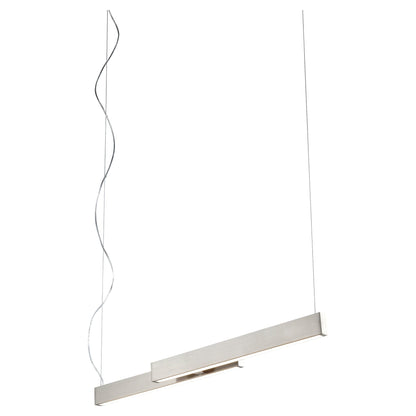 Oxygen Lighting 32-642-40 Pendant Light Fixture, UL Damp Rated, Satin Nickel