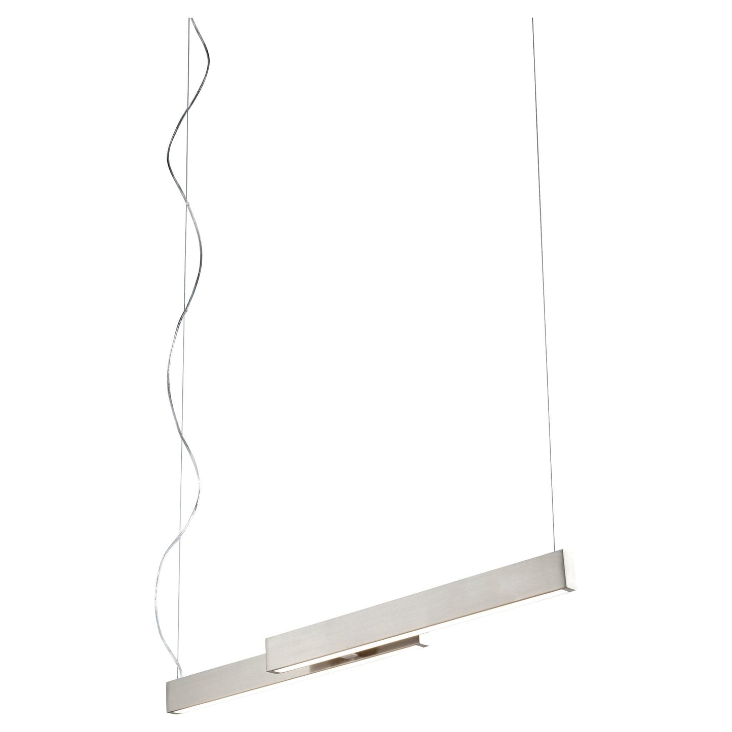 Oxygen Lighting 32-642-40 Pendant, UL Damp Rated, Satin Nickel