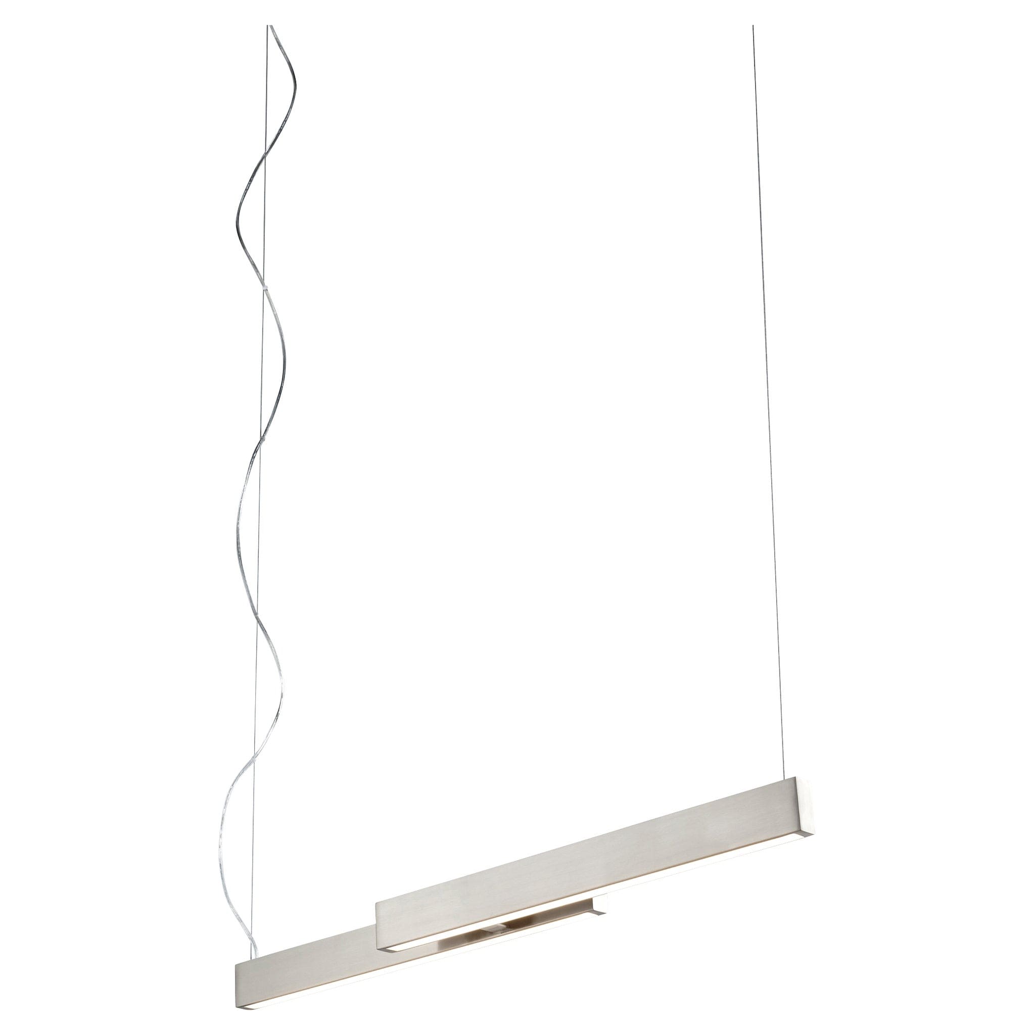 Oxygen Lighting 32-642-40 Pendant, UL Damp Rated, Satin Nickel