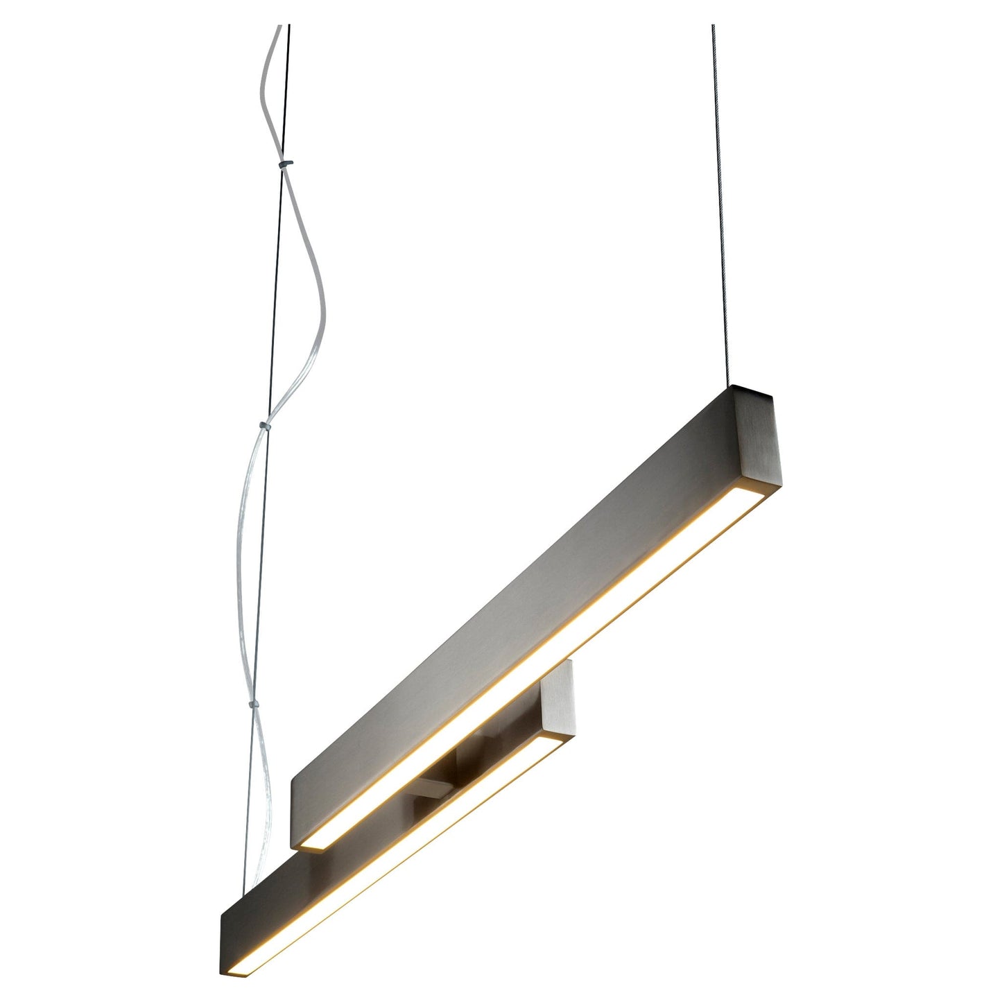 Oxygen Lighting 32-642-27 Pendant Light Fixture, UL Damp Rated, Satin Nickel