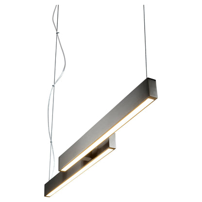Oxygen Lighting 32-642-27 Pendant Light Fixture, UL Damp Rated, Satin Nickel
