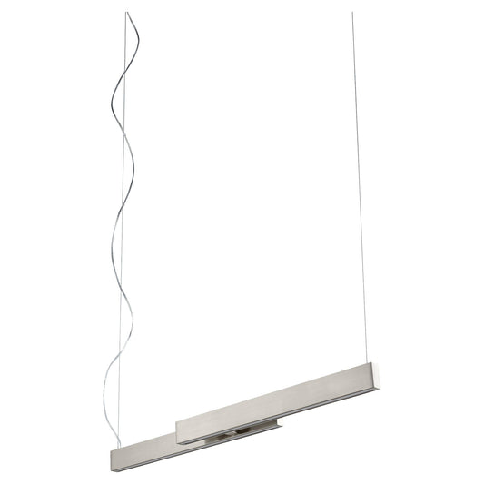 Oxygen Lighting 32-642-35 Pendant Light Fixture, UL Damp Rated, Satin Nickel