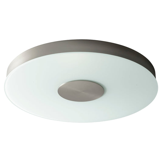 Oxygen Lighting 32-665-40 Ceiling Mount, UL Damp Rated, Satin Nickel