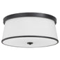 Quorum International WALLINGER 3203-20-59 Flush Mount - Matte Black