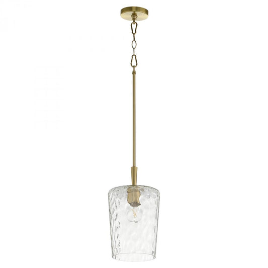 Quorum International CASSINI 3204-80 Pendant Contemporary - Aged Brass