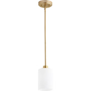 Quorum Lancaster 3207-80 Pendant - Aged Brass