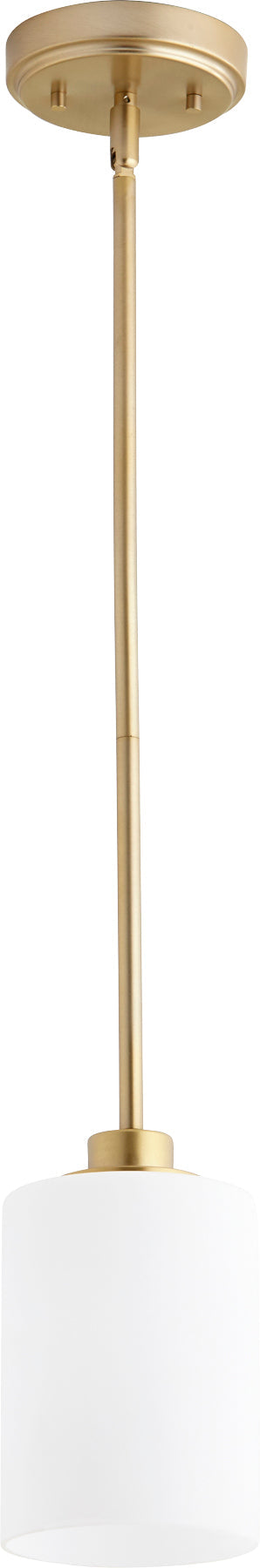 Quorum Lancaster 3207-80 Pendant - Aged Brass