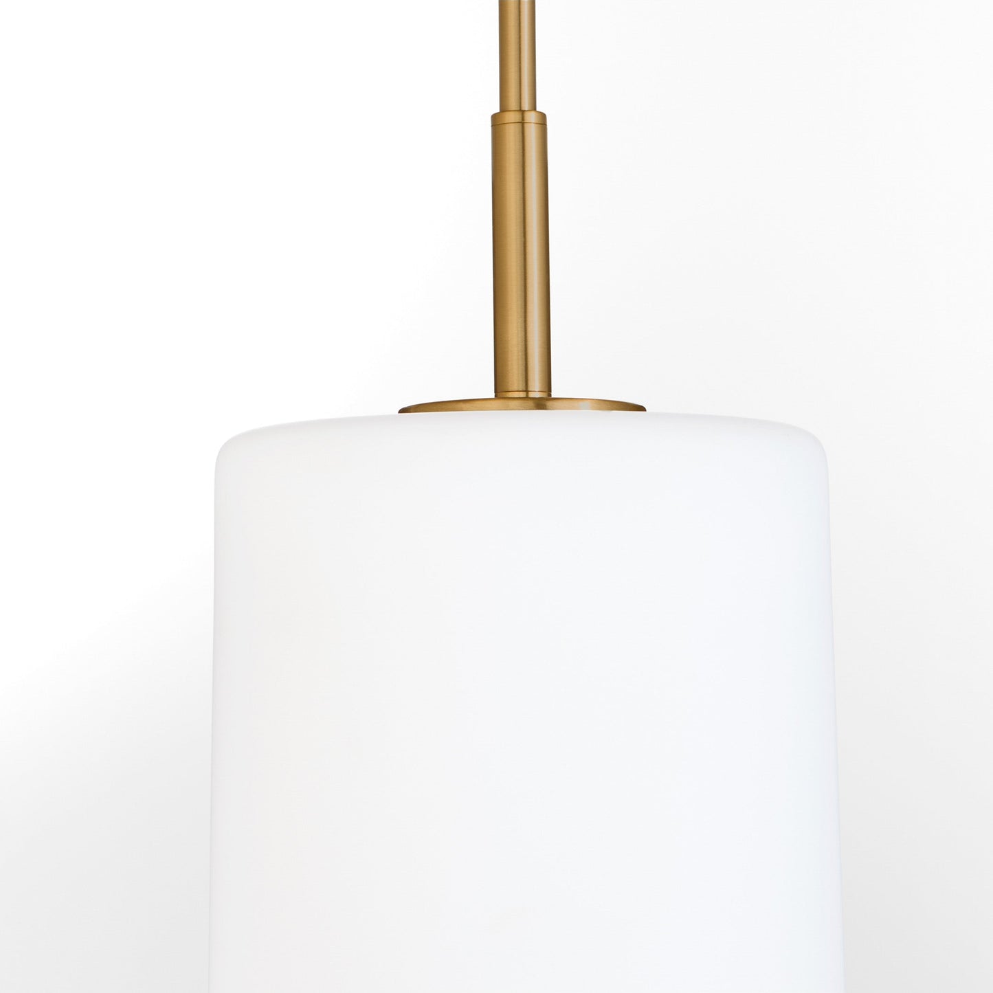 Quorum 3307-47 Pendant Light Fixture, UL Damp Rated, Brushed Brass