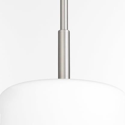 Quorum Rutherford 3307-65 Pendant, UL Damp Rated, Satin Nickel