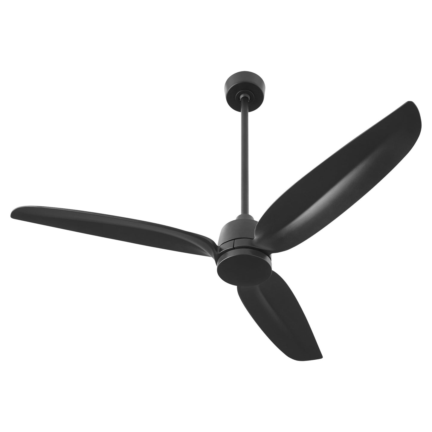 Quorum 34583-59 Patio Fan, UL Damp Rated, Matte Black