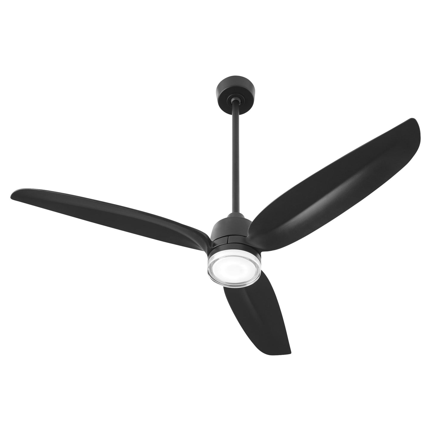 Quorum 34583-59 Patio Fan, UL Damp Rated, Matte Black