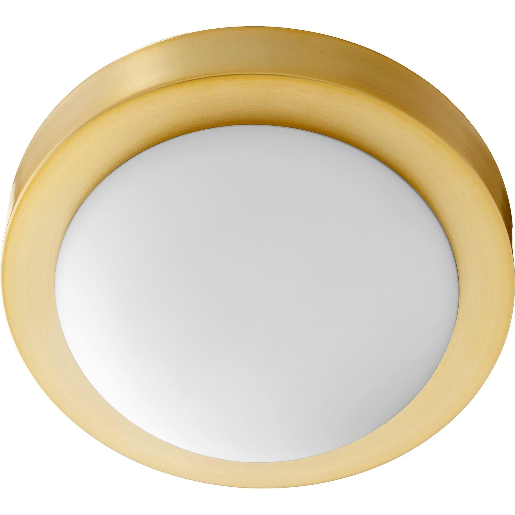 Quorum 3505-9-80 Ceiling Mount - Aged Brass